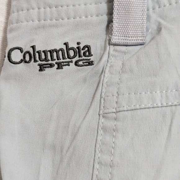 Women's Columbia PFG Omni shield cement colored fishing pants size 14 - Picture 6 of 10